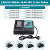 Chargeur BL1850 + DC18RC 3.0AH pour Makita 14.4V-18V Chargeurs de batterie Li-ion