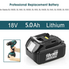 BL1850 5AH & 4-Port 18V Lithium-ion charger DC18SF for Makita 14.4V-18V lithium battery BL1890B BL1850B BL1430