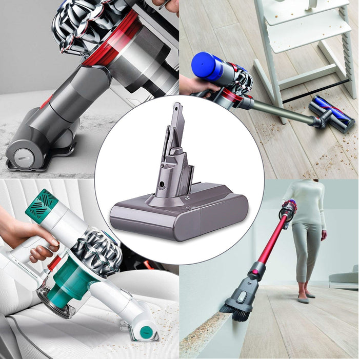 Abverkauf | für Dyson V7 21.6V 6.4Ah Li-Ion Akku Kompatibel mit V7 21,6 V Tier Akku-Stick Vakuum V7 Motorhead Pro V7 Auslöser V7 Tier V7 Auto + Boot - Dasbatteries