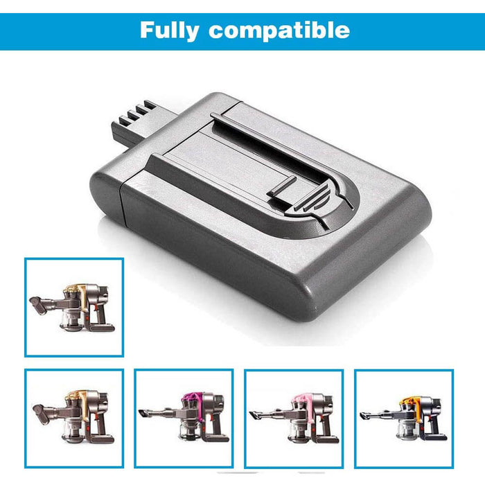 Aktualisiet DC16 21.6V 4Ah für Dyson Li-Ion Akku Kompatibel mit Dyson DC16 Root 6 Staubsauger DC16 Pink 912433-03 BP01 - Dasbatteries