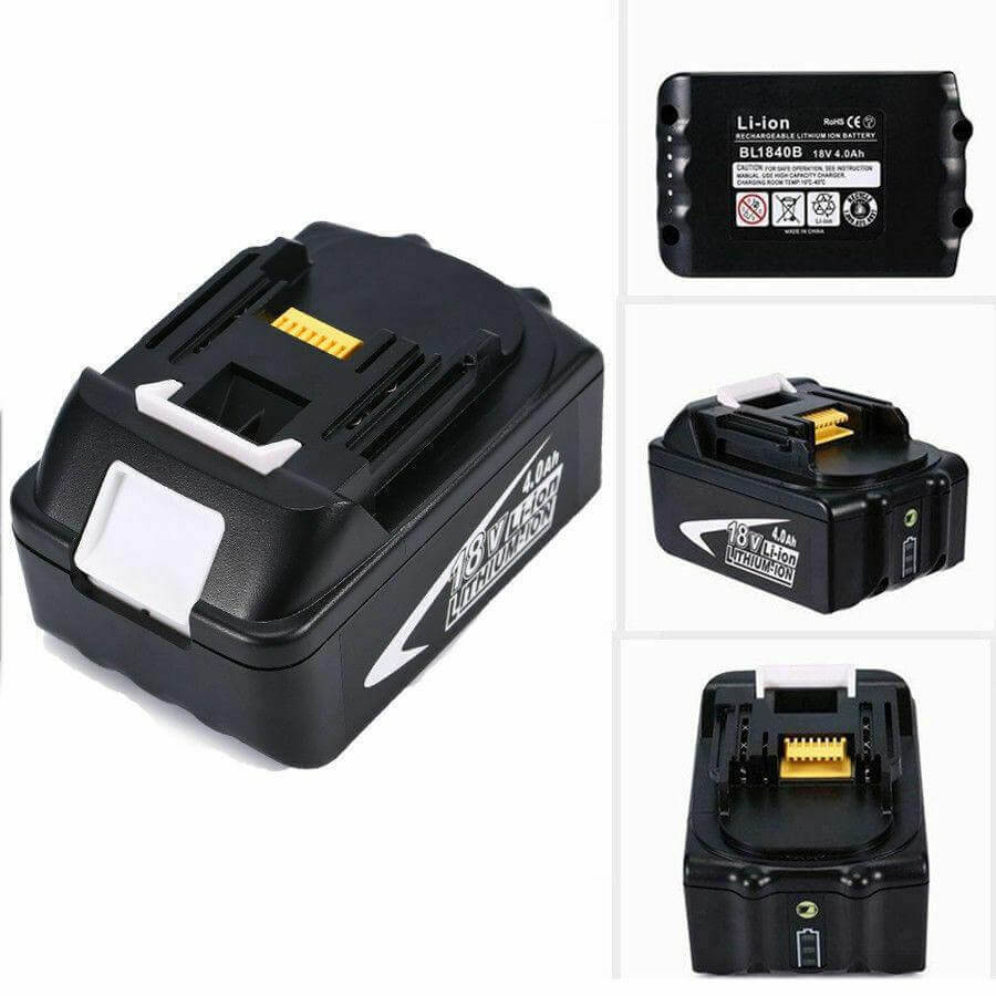 BL1840B 18V 4Ah Ersatzakku für Makita with LED/Kompatibel mit Makita 18V BL1830B BL1860B BL1820 LXT-400 - Dasbatteries