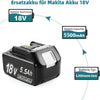 BL1850 18V 5.5Ah Ersatzakku für Makita 6-Stück/Kompatibel mit Makita 18V BL1830B BL1860B BL1820 LXT-400 - Dasbatteries