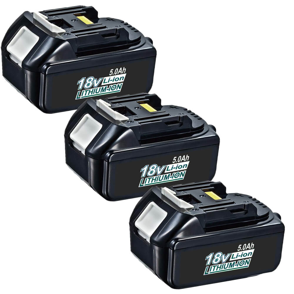 18V 5AH BL1850 replacement battery for Makita 3-piece/compatible