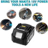 BL1850 18V 5Ah Ersatzakku für Makita 8-Stück/Kompatibel mit Makita 18V BL1830B BL1860B BL1820 LXT-400 - Dasbatteries