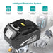 BL1860 18V 6Ah Ersatzakku für Makita 10-Stück/Kompatibel mit Makita 18V BL1830B BL1860B BL1820 LXT-400 - Dasbatteries