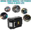 BL1860 18V 6Ah Ersatzakku für Makita 10-Stück/Kompatibel mit Makita 18V BL1830B BL1860B BL1820 LXT-400 - Dasbatteries