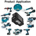 BL1860B 18V 6Ah Ersatzakku für Makita with LED 4-Stück/Kompatibel mit Makita 18V BL1830B BL1860B BL1820 LXT-400 - Dasbatteries