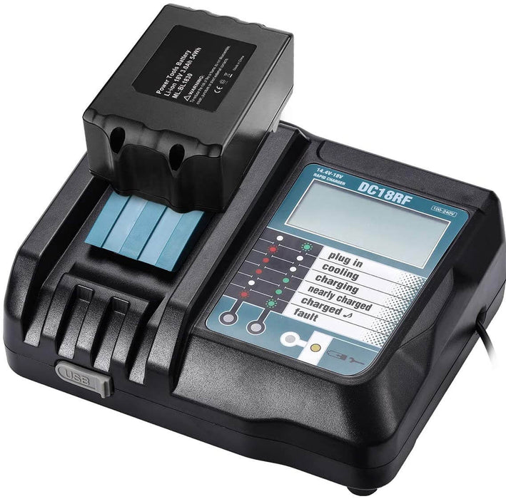 Li-ion Ersatz Ladegerät Für Makita DC18RF DC18RA