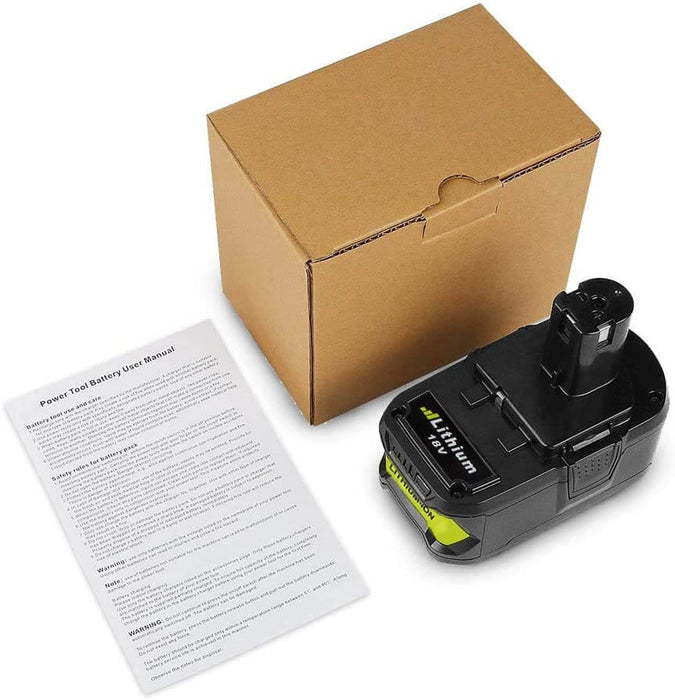 für Ryobi 18V 5Ah Ersatzakku Lithium P102 P103 P105 P107 P108 P109 Ryobi ONE+ Cordless Tool - Dasbatteries