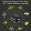 Für Ryobi 40V Akku 8.0Ah Ersatz | OP4026 Lithium-Ionen-Akku mit LED-Anzeige - Dasbatteries